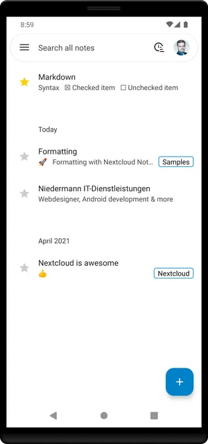 Nextcloud Notes